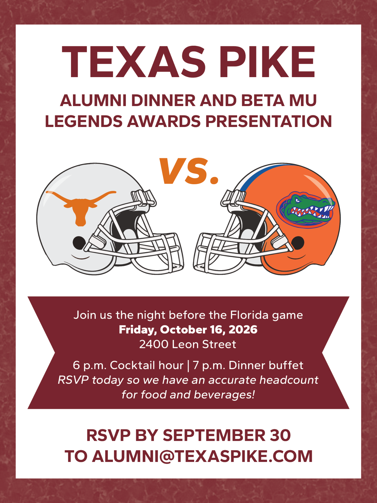 2026 Beta Mu Legends Awards Texas Pike Alumni Dinner and Beta Mu Legends Awards Presentation